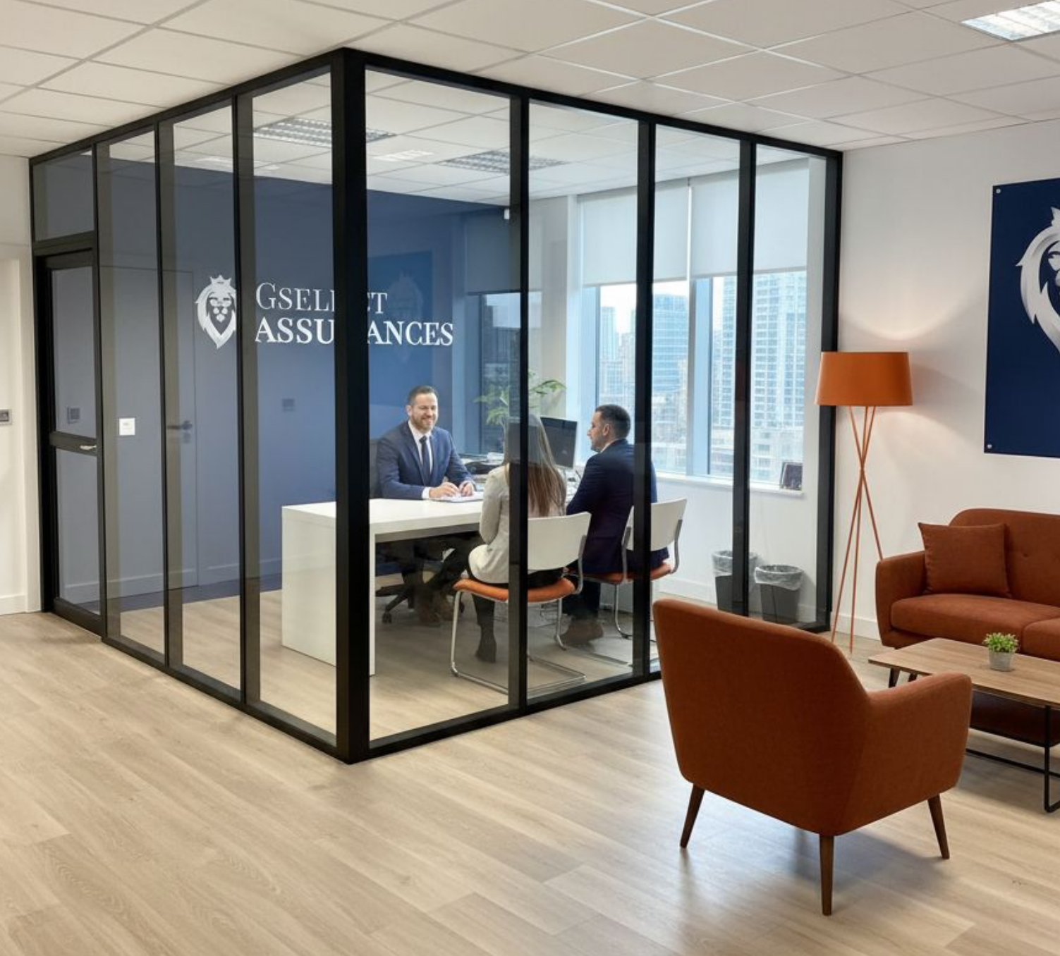 Façade d’agence GSelect Assurances