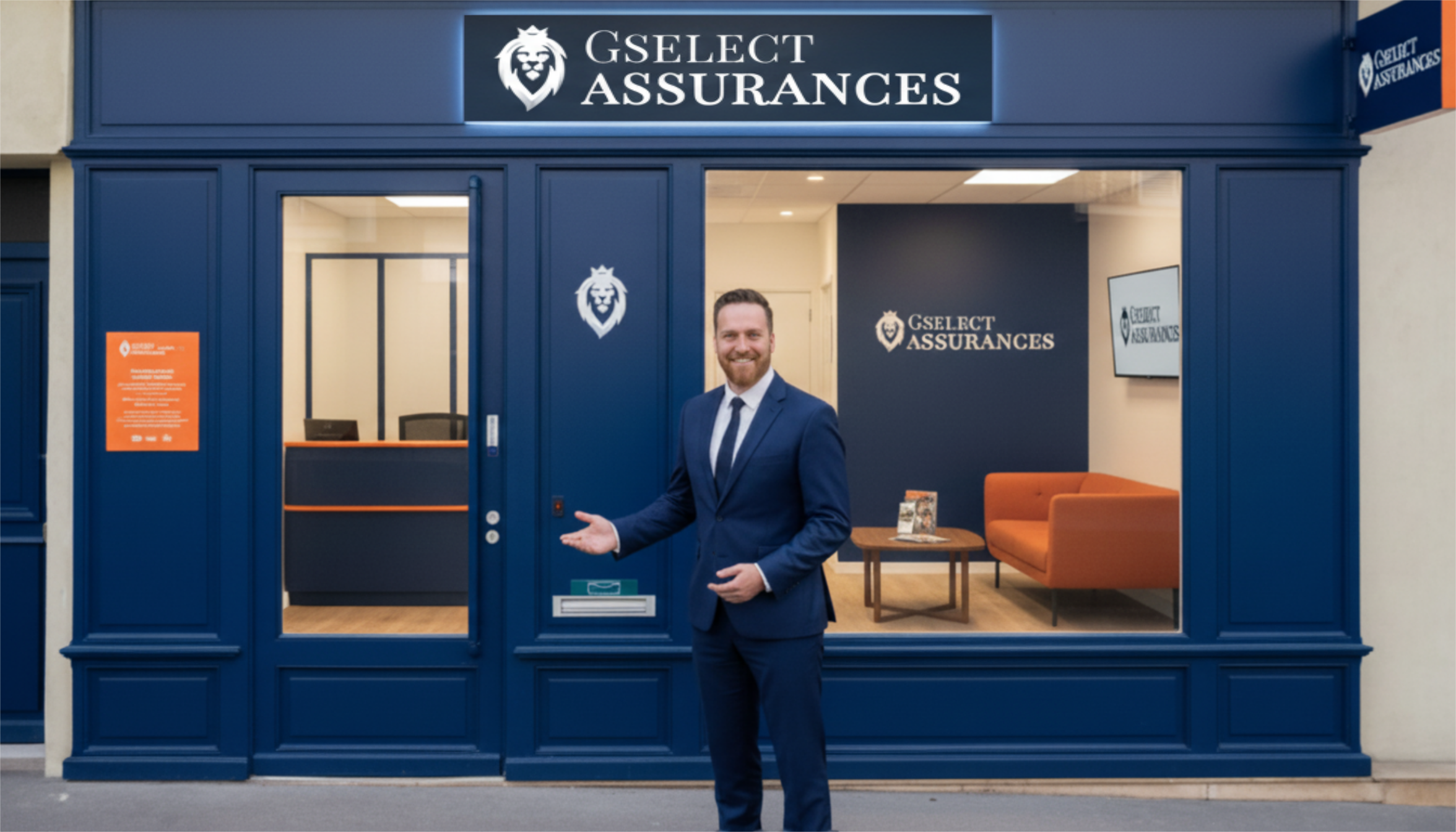 Agence GSelect - accueil moderne